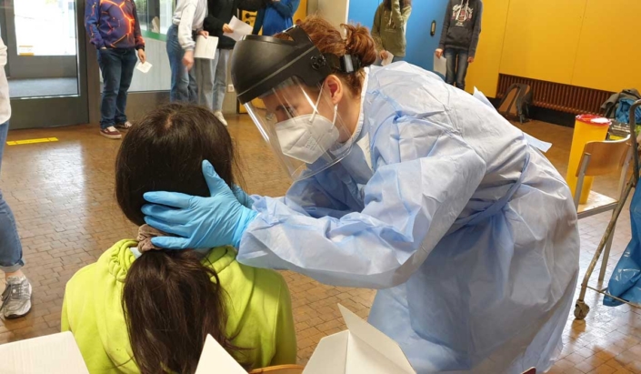 Corona-Testung 6er-Klassen