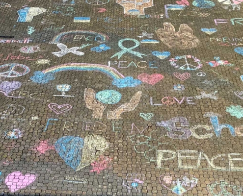 Street Art für den Frieden