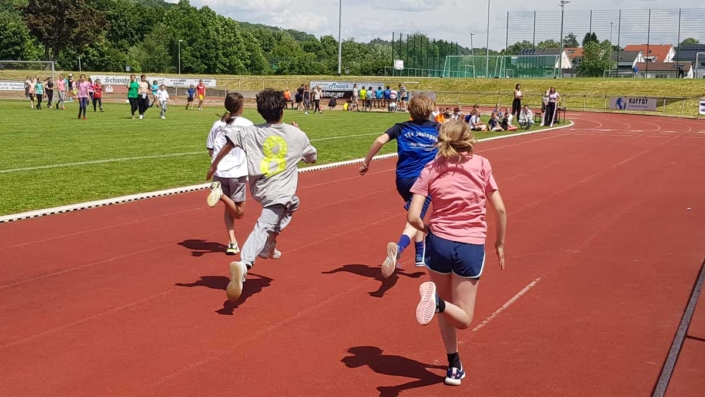 Sportabzeichen-Nachmittag der fünften Klassen