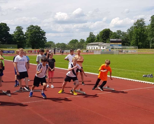 Sportabzeichen-Nachmittag der fünften Klassen