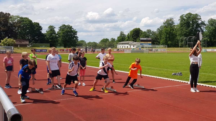 Sportabzeichen-Nachmittag der fünften Klassen