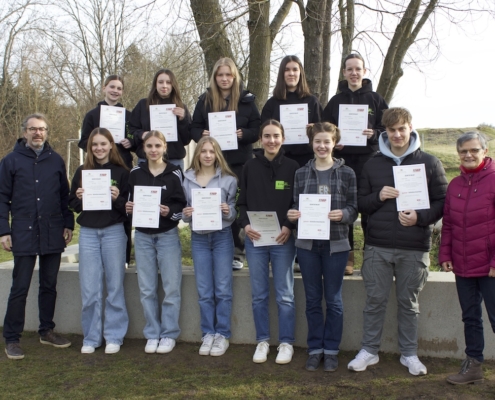 29 neue Jugendbegleiter am Schloss (Foto 1)