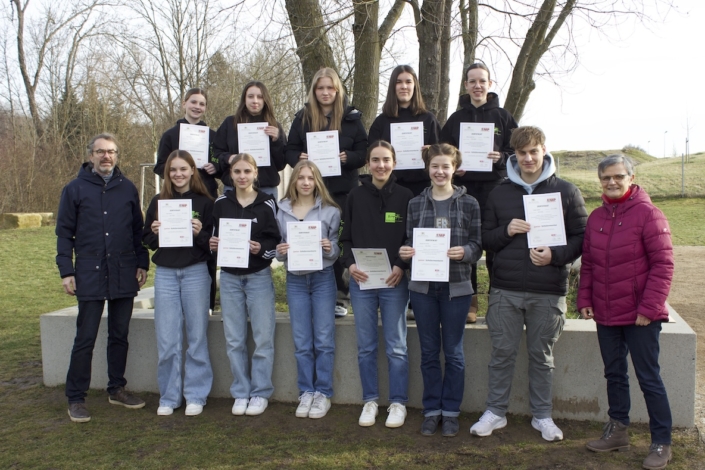 29 neue Jugendbegleiter am Schloss (Foto 1)