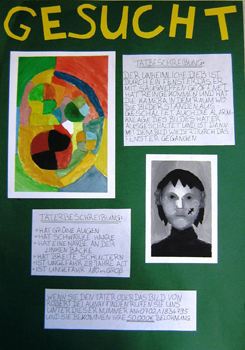 Fahndungsplakat „Kunstraub“