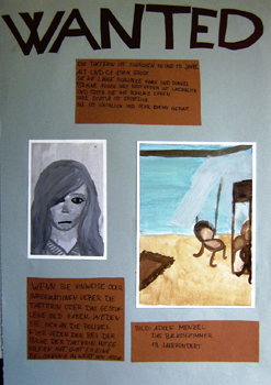 Fahndungsplakat „Kunstraub“