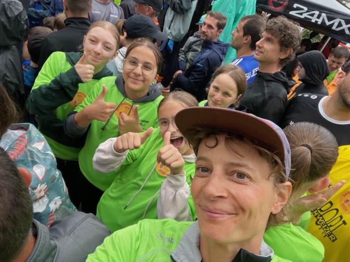 Das Schlossteam zum ersten Mal beim AKB-Sponsorenlauf