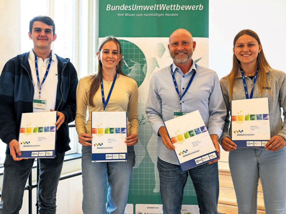 Auszeichnung für Schlossgymnasium-Team beim Bundes-Umwelt-Wettbewerb in Hamburg