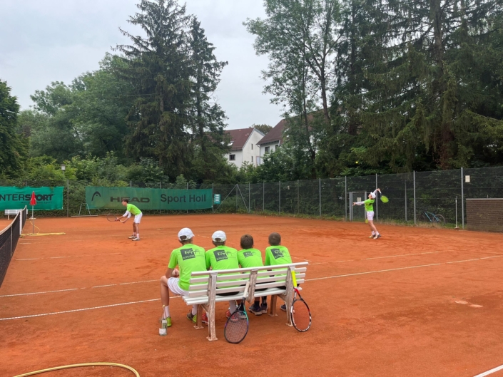 Tennis-Teams des Schlossgymnasiums