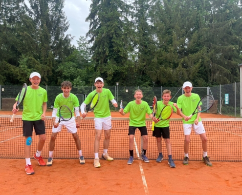 Tennis-Teams des Schlossgymnasiums