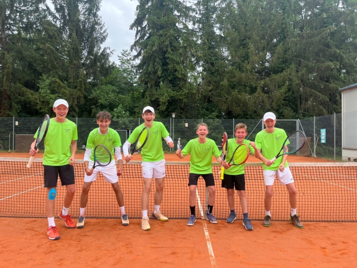 Tennis-Teams des Schlossgymnasiums