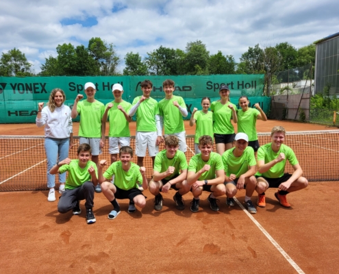 Tennis-Teams des Schlossgymnasiums