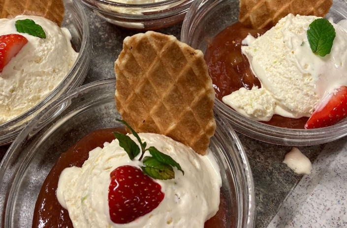 Kulinarisches Dankeschön Dessert