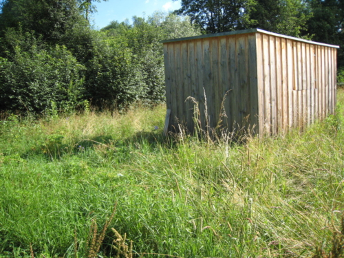 Grünes Klassenzimmer (von außen)