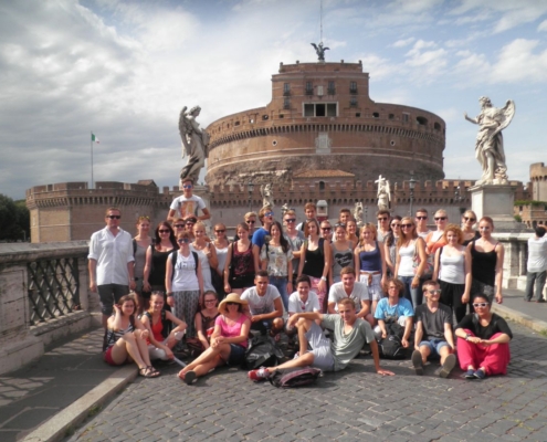 Rom Engelsburg Gruppenfoto