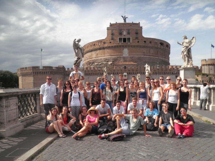 Rom Engelsburg Gruppenfoto