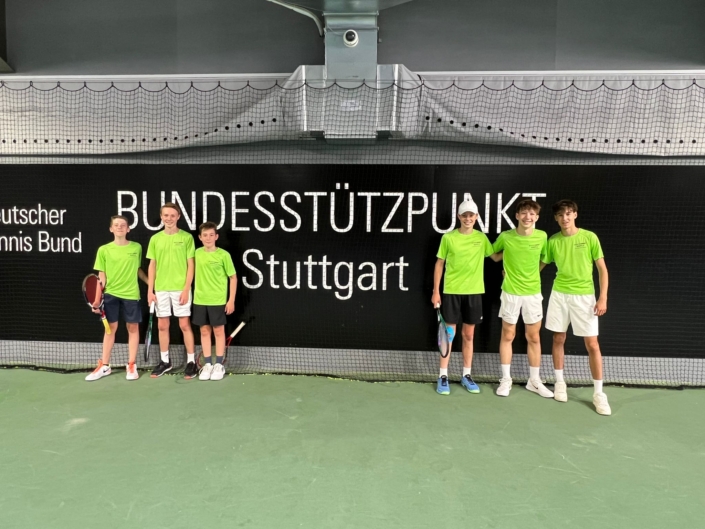 Tennis Jungs-Mannschaft holt sich die Silbermedaille 2024 im Regierungsbezirk Stuttgart