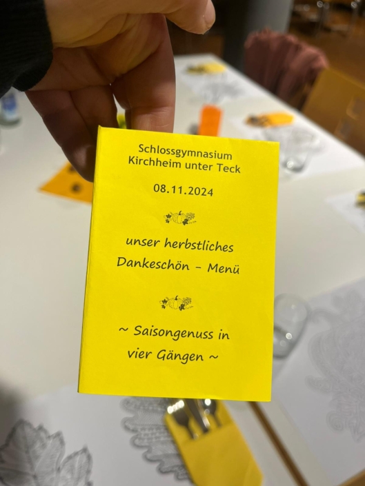 Vegetarischer Saisongenuss in vier Gängen