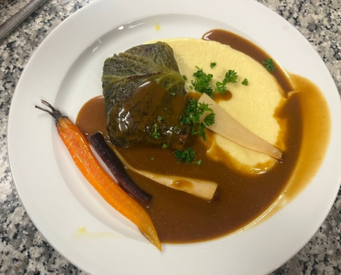 Vegetarischer Saisongenuss in vier Gängen