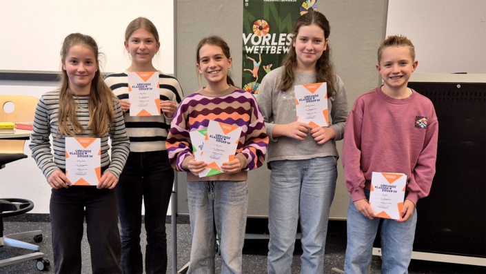 Vorlesewettbewerb Gewinner