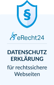 eRecht24 Datenschutz - Siegel für rechtssichere Webseiten
