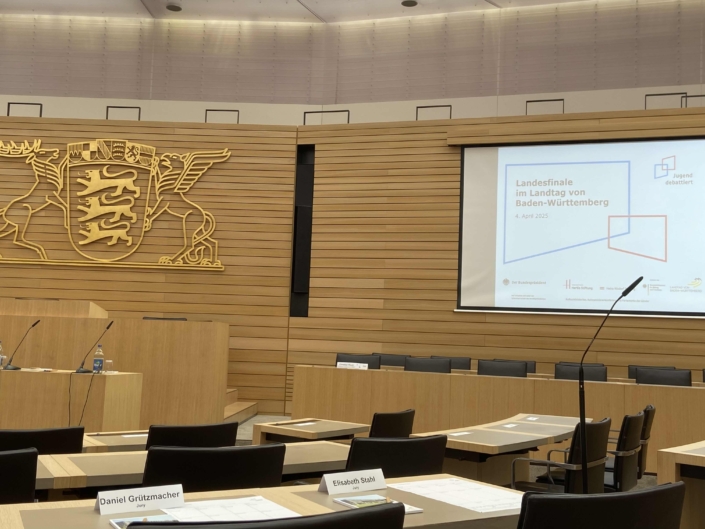 Schloss debattiert in Stuttgart bei der Landesqualifikation