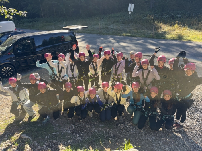 die 8b in Klettermontur